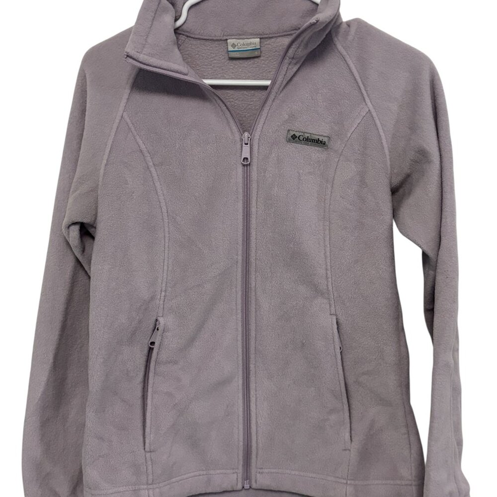 Women’s Columbia Light Purple Fleece Jacket.  Size S